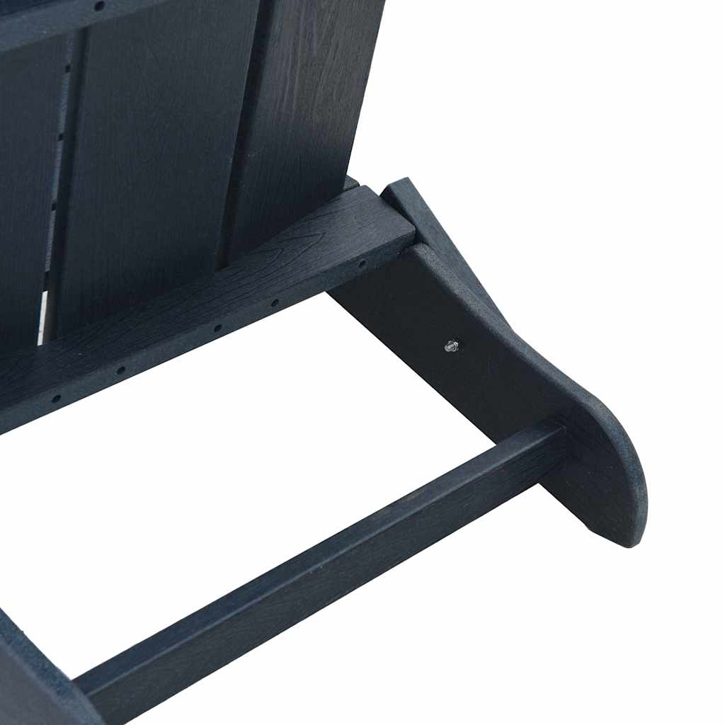 vidaXL Garden Chair 3 pcs Navy 80.5 x 74.5 x 92 cm Polyethylene