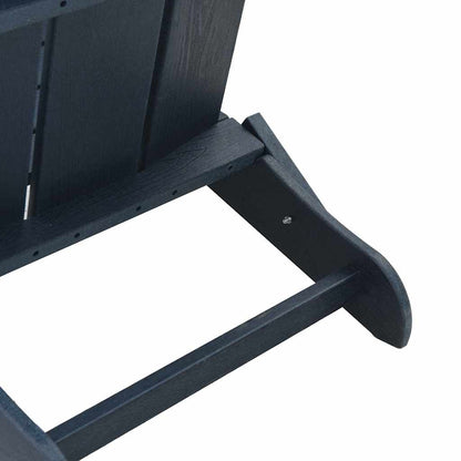 vidaXL Garden Chair 3 pcs Navy 80.5 x 74.5 x 92 cm Polyethylene