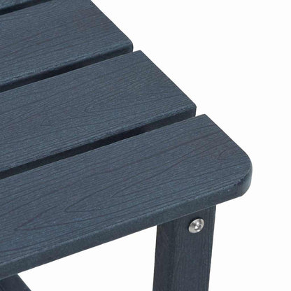 vidaXL Garden Chair 3 pcs Navy 80.5 x 74.5 x 92 cm Polyethylene