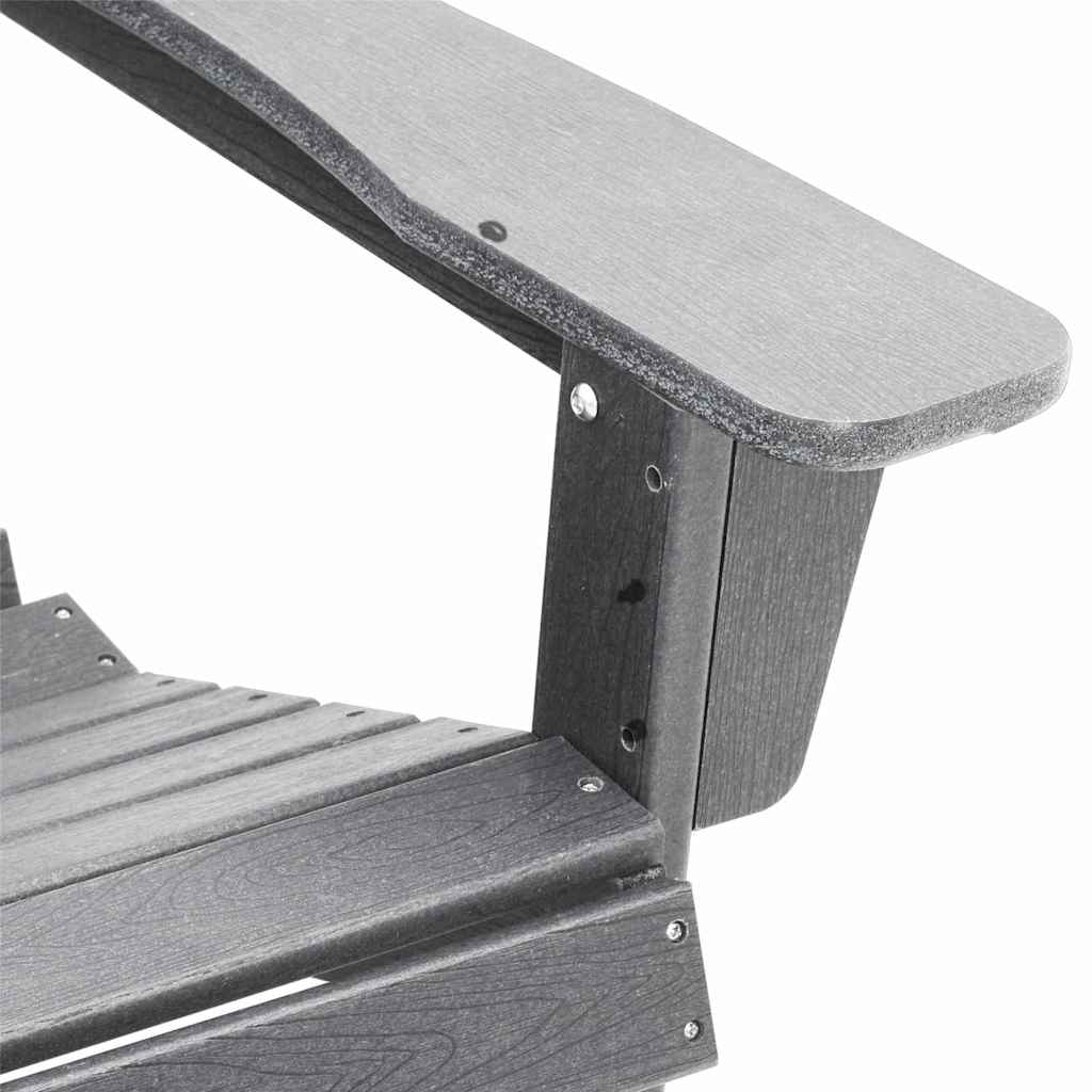 vidaXL Garden Chair 2 pcs Light Grey 82 x 74 x 92 cm Polyethylene