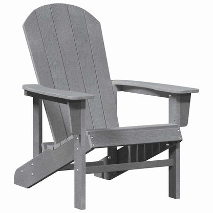 vidaXL Garden Chair 2 pcs Light Grey 82 x 74 x 92 cm Polyethylene