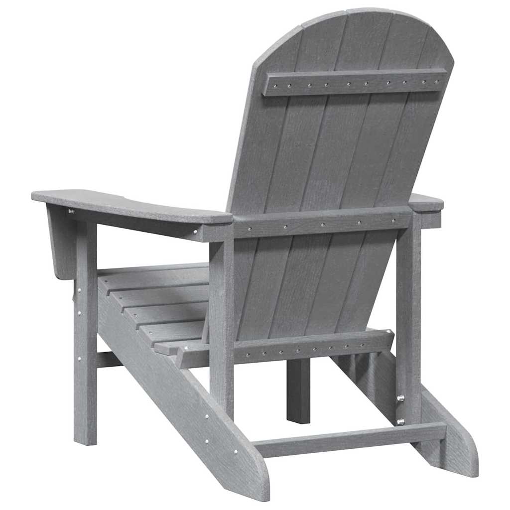 vidaXL Garden Chair 2 pcs Light Grey 82 x 74 x 92 cm Polyethylene