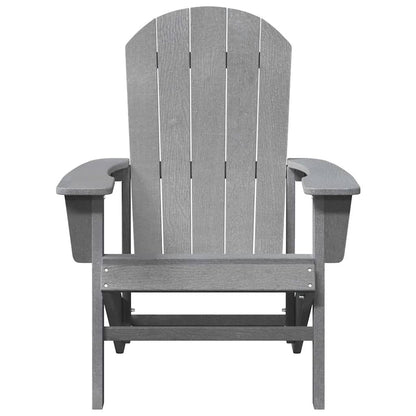 vidaXL Garden Chair 2 pcs Light Grey 82 x 74 x 92 cm Polyethylene