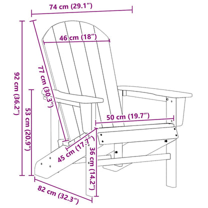 vidaXL Garden Chair 2 pcs Light Grey 82 x 74 x 92 cm Polyethylene