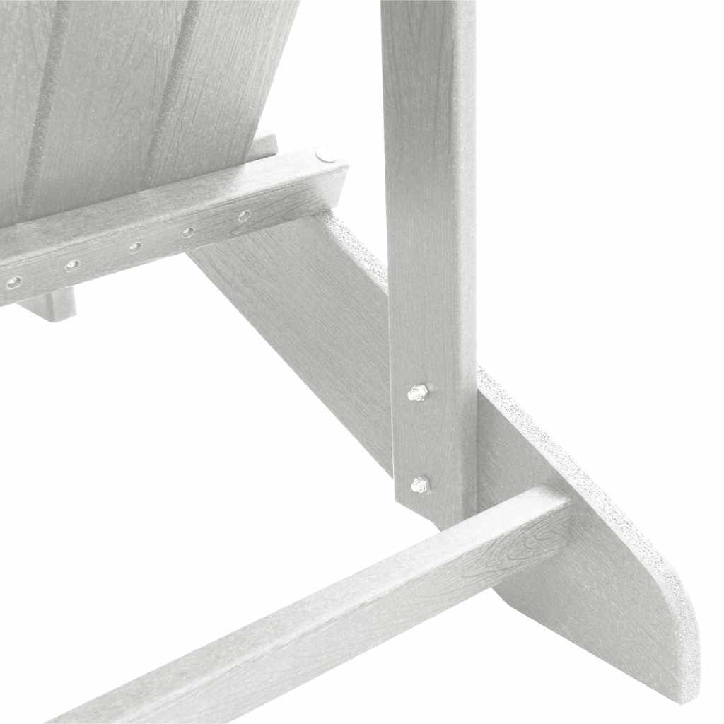 vidaXL Garden Chair 3 pcs White Polyethylene