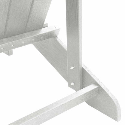 vidaXL Garden Chair 3 pcs White Polyethylene