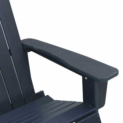 vidaXL Garden Lounge Set 3 pcs Navy Blue HDPE