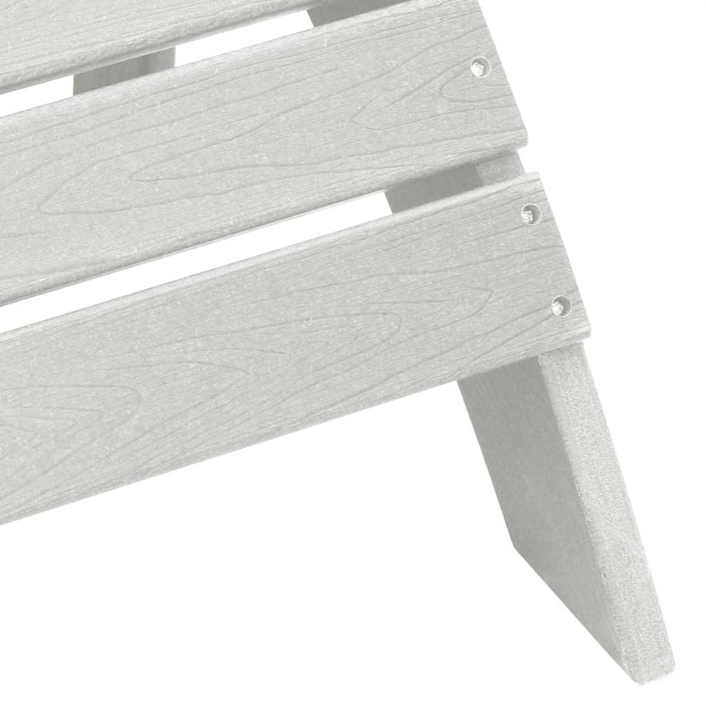 vidaXL Garden Chair 2 pcs White 83 x 74 x 92 cm Polyethylene