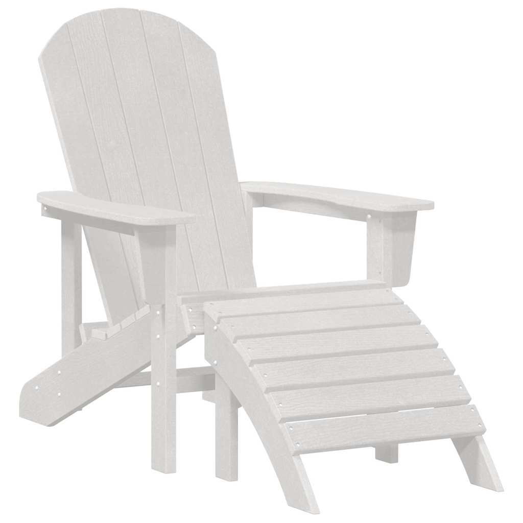 vidaXL Garden Chair 2 pcs White 83 x 74 x 92 cm Polyethylene