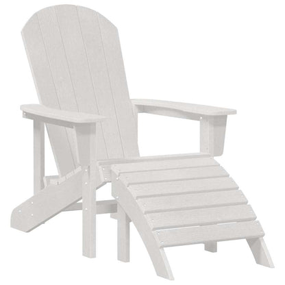 vidaXL Garden Chair 2 pcs White 83 x 74 x 92 cm Polyethylene