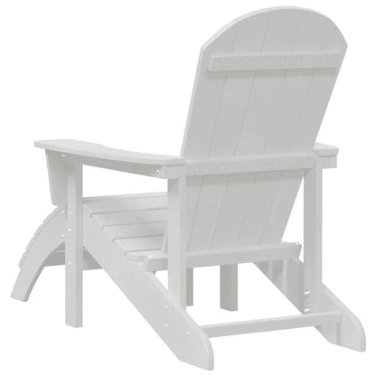 vidaXL Garden Chair 2 pcs White 83 x 74 x 92 cm Polyethylene