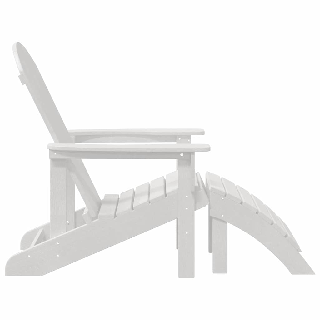 vidaXL Garden Chair 2 pcs White 83 x 74 x 92 cm Polyethylene