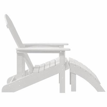 vidaXL Garden Chair 2 pcs White 83 x 74 x 92 cm Polyethylene