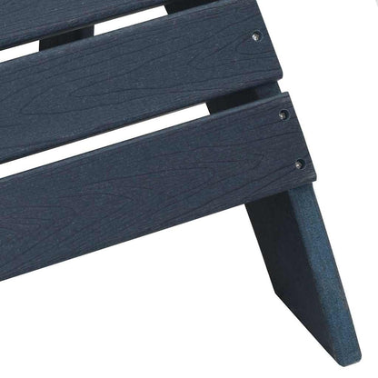 vidaXL Garden Chair 2 pcs Navy 83 x 74 x 92 cm Polyethylene