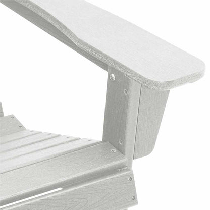 vidaXL Garden Chair 3 pcs White Polyethylene