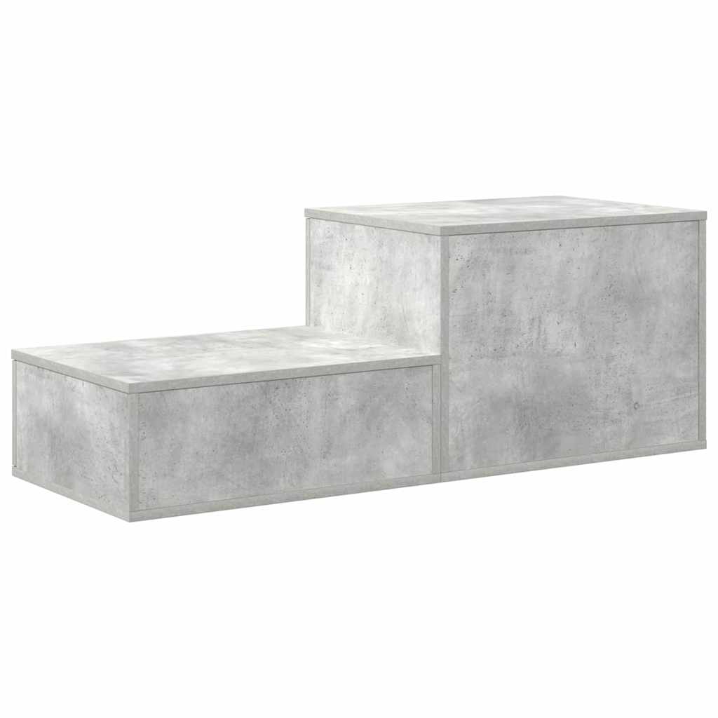 vidaXL Storage Cabinet 2 pcs Concrete Grey 127 x 41 x 40 cm