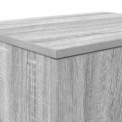 vidaXL Storage Cabinet 2 pcs Grey Sonoma 127 x 41 x 40 cm