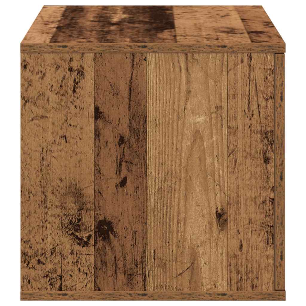 vidaXL Storage Cabinet 2 pcs Old Wood 127 x 41 x 40 cm Engineered Wood
