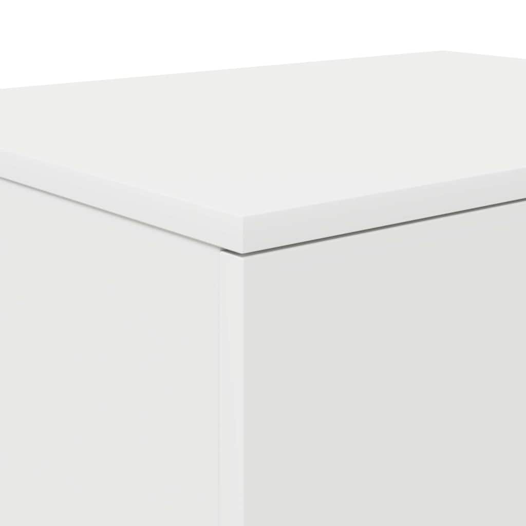 vidaXL Storage Cabinet 2 pcs White 118 x 41 x 40 cm Engineered Wood