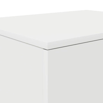 vidaXL Storage Cabinet 2 pcs White 118 x 41 x 40 cm Engineered Wood