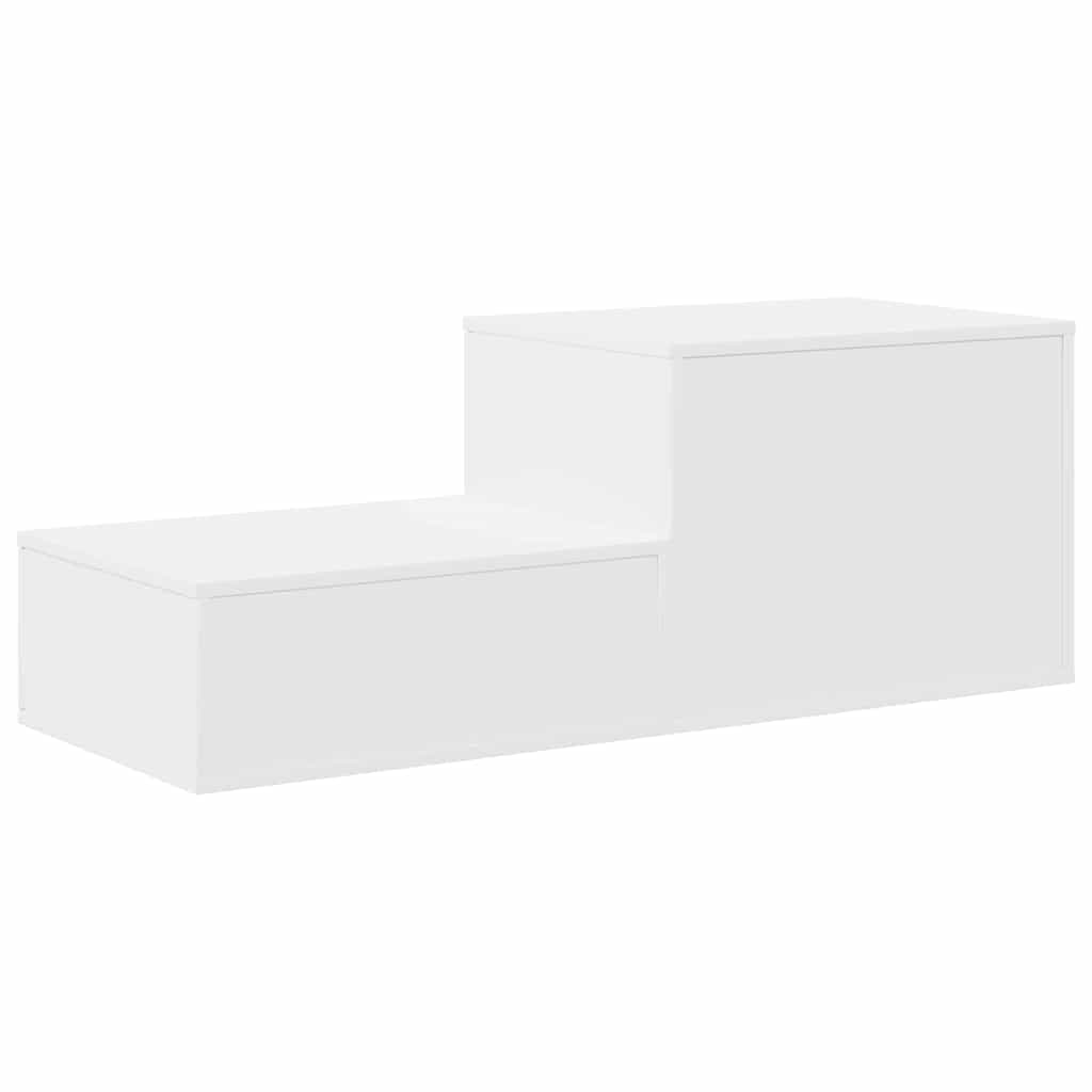 vidaXL Storage Cabinet 2 pcs White 118 x 41 x 40 cm Engineered Wood