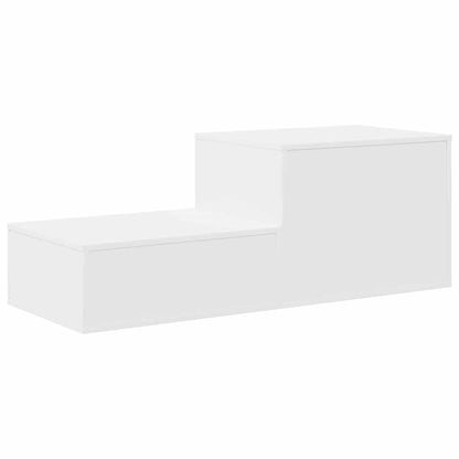 vidaXL Storage Cabinet 2 pcs White 118 x 41 x 40 cm Engineered Wood