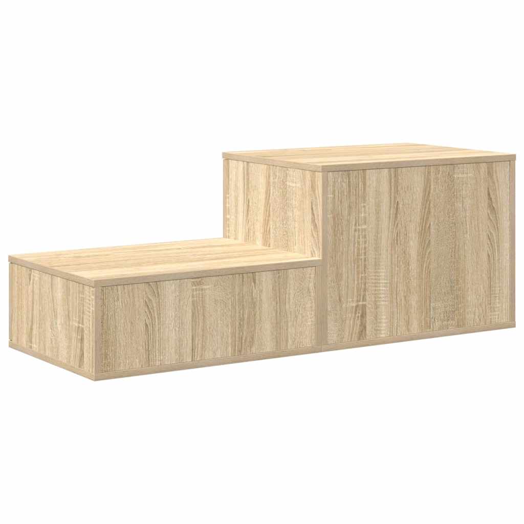 vidaXL Storage Cabinet 2 pcs Sonoma Oak 118 x 41 x 40 cm