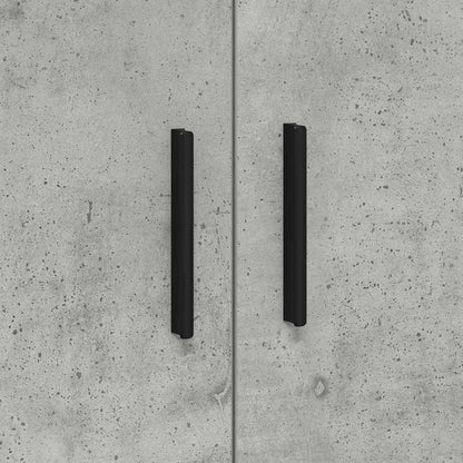 vidaXL Storage Cabinet 2 pcs Concrete Grey 118 x 41 x 40 cm