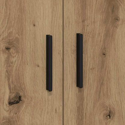 vidaXL Storage Cabinet 2 pcs Artisan Oak 118 x 41 x 40 cm