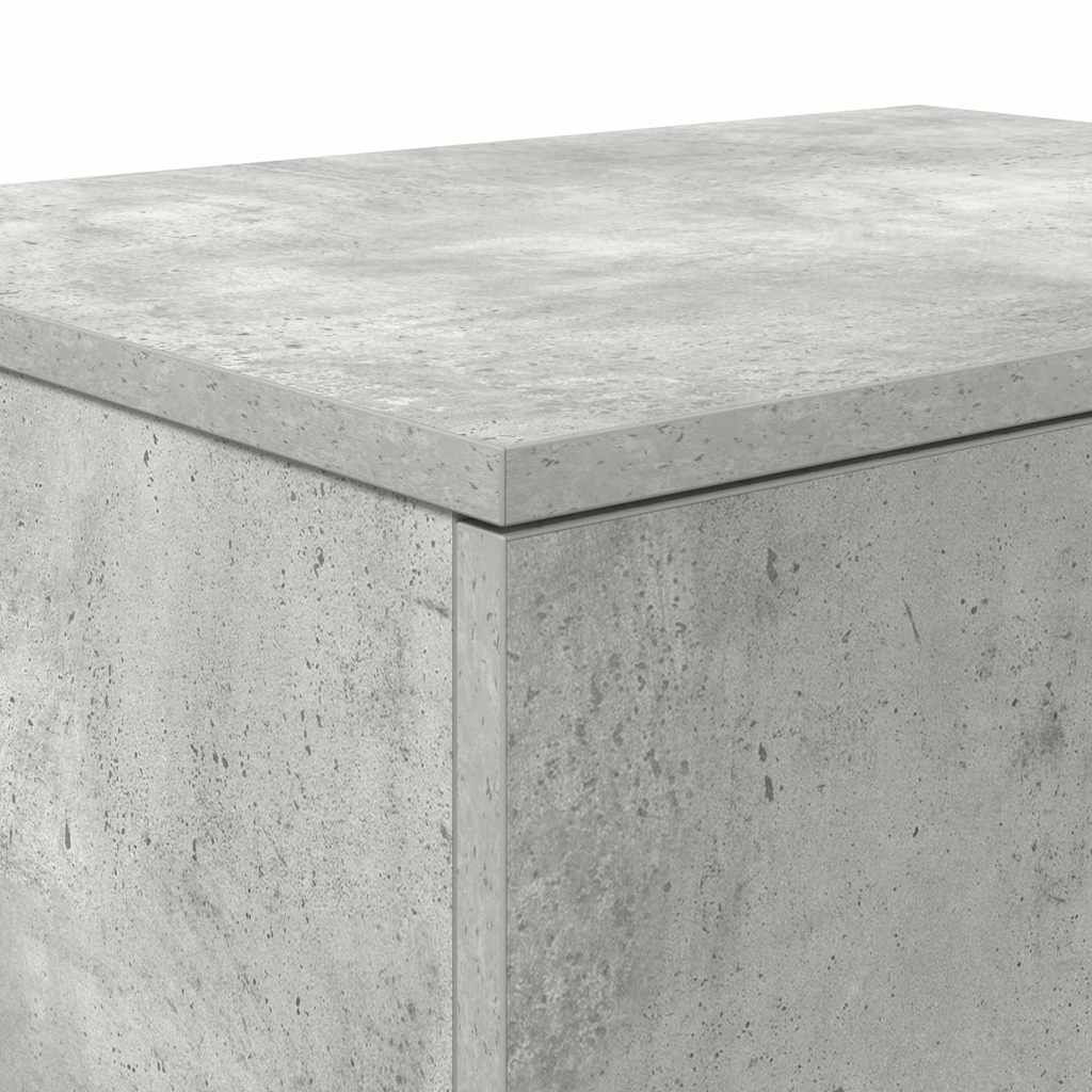 vidaXL Storage Cabinet 2 pcs Concrete Grey 108 x 41 x 40 cm