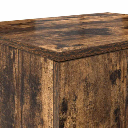 vidaXL Storage Cabinet 2 pcs Smoked Oak 108 x 41 x 40 cm