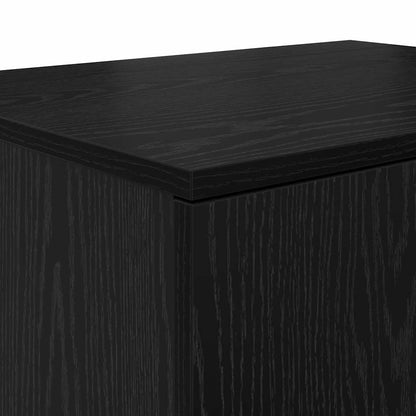 vidaXL Storage Cabinet 2 pcs Black Oak 103 x 41 x 40 cm