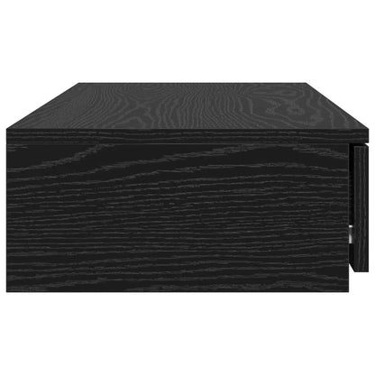 vidaXL Bed Drawers Black Oak 100 x 36.5 x 16.5 cm Engineered Wood