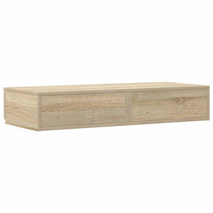 vidaXL Bed Drawers Sonoma Oak 100 x 36.5 x 16.5 cm Engineered Wood