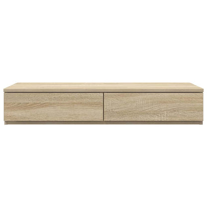 vidaXL Bed Drawers Sonoma Oak 100 x 36.5 x 16.5 cm Engineered Wood
