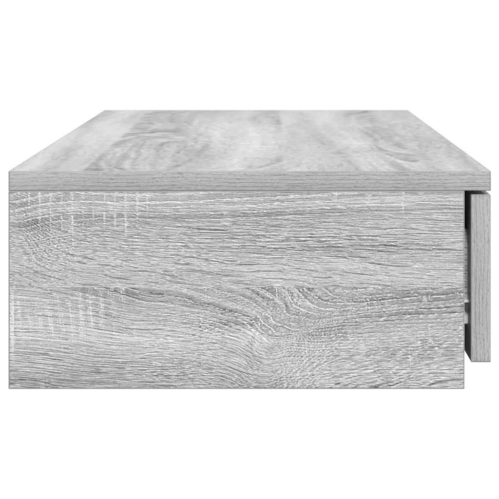 vidaXL Bed Drawers Grey Sonoma 100 x 36.5 x 16.5 cm Engineered Wood