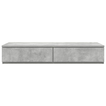 vidaXL Bed Drawers Concrete Grey 80 x 36.5 x 16.5 cm Engineered Wood