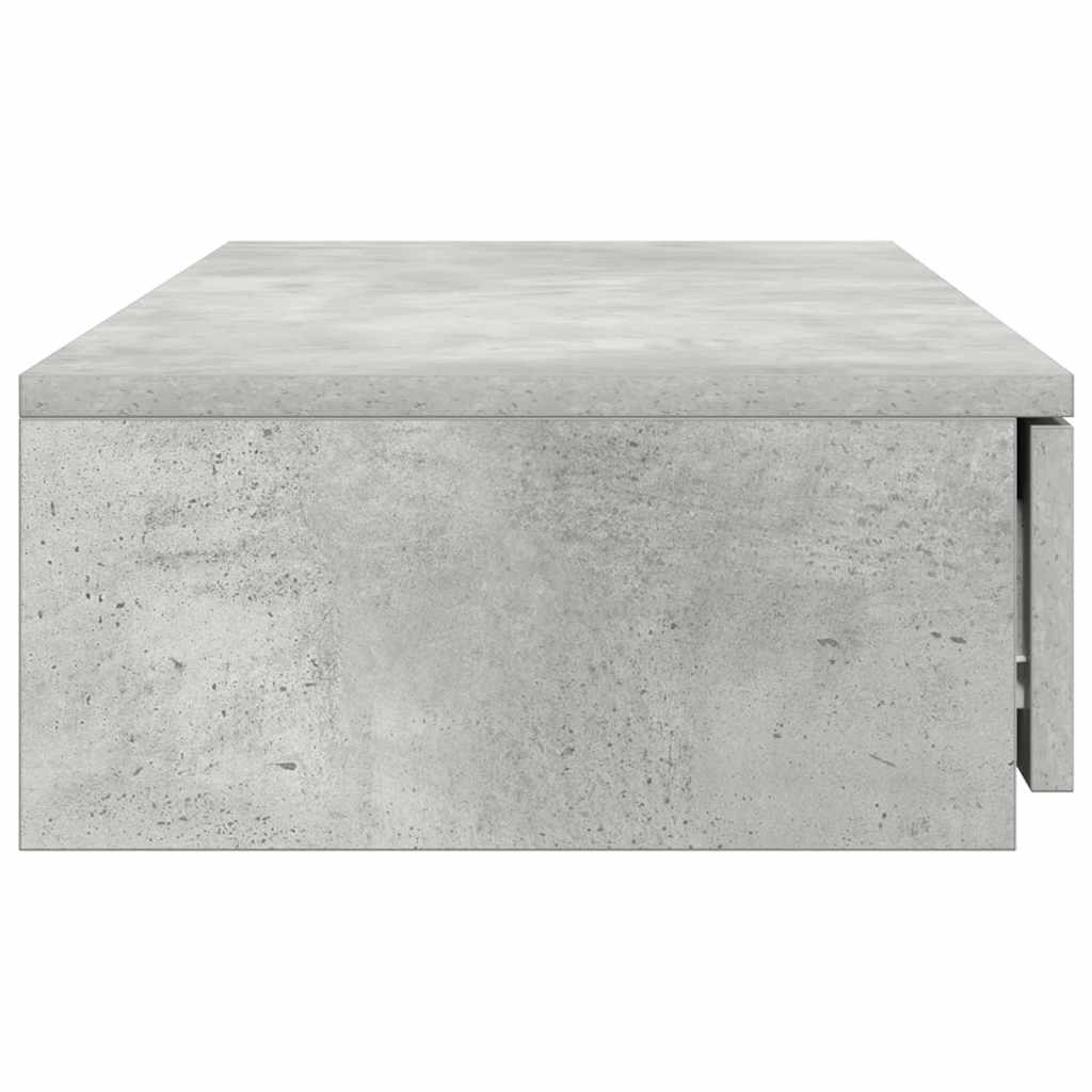 vidaXL Bed Drawers Concrete Grey 80 x 36.5 x 16.5 cm Engineered Wood