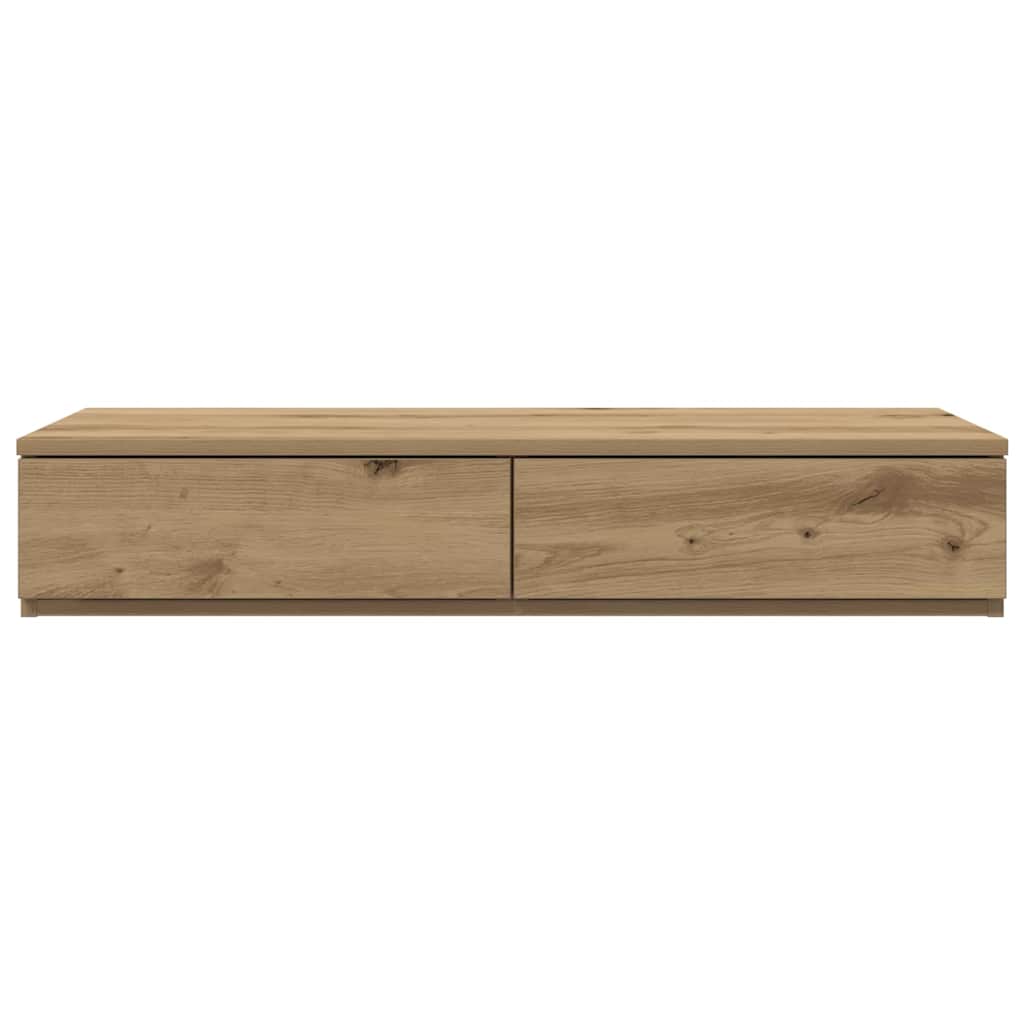 vidaXL Bed Drawers Artisan Oak 80 x 36.5 x 16.5 cm Engineered Wood