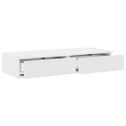 vidaXL Bed Drawers White 90 x 36.5 x 16.5 cm Engineered Wood