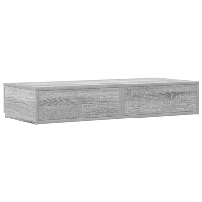 vidaXL Bed Drawers Grey Sonoma 90 x 36.5 x 16.5 cm Engineered Wood