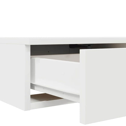 vidaXL Bed Drawers White 120 x 36.5 x 16.5 cm Engineered Wood