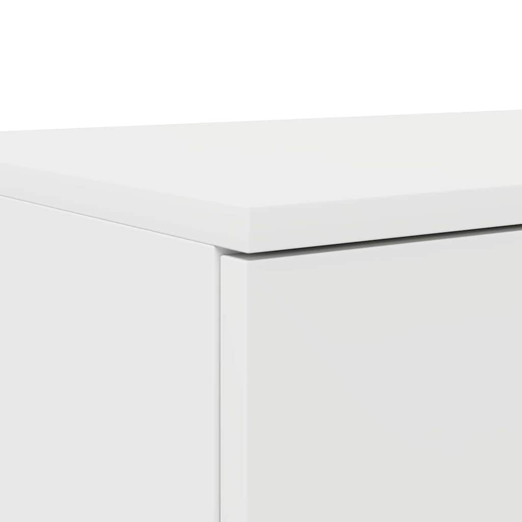vidaXL Bed Drawers White 120 x 36.5 x 16.5 cm Engineered Wood