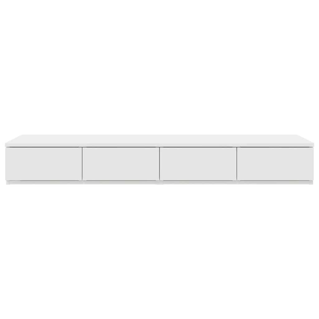 vidaXL Bed Drawers White 120 x 36.5 x 16.5 cm Engineered Wood