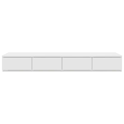 vidaXL Bed Drawers White 120 x 36.5 x 16.5 cm Engineered Wood