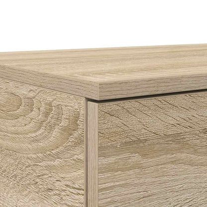 vidaXL Bed Drawers Sonoma Oak 120 x 36.5 x 16.5 cm Engineered Wood