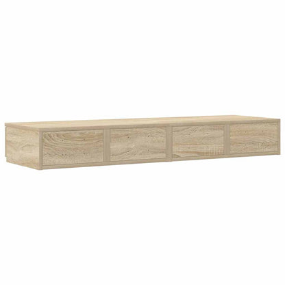 vidaXL Bed Drawers Sonoma Oak 120 x 36.5 x 16.5 cm Engineered Wood