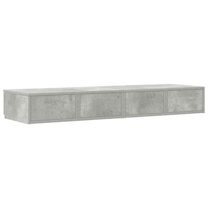 vidaXL Bed Drawers Concrete Grey 120 x 36.5 x 16.5 cm Engineered Wood
