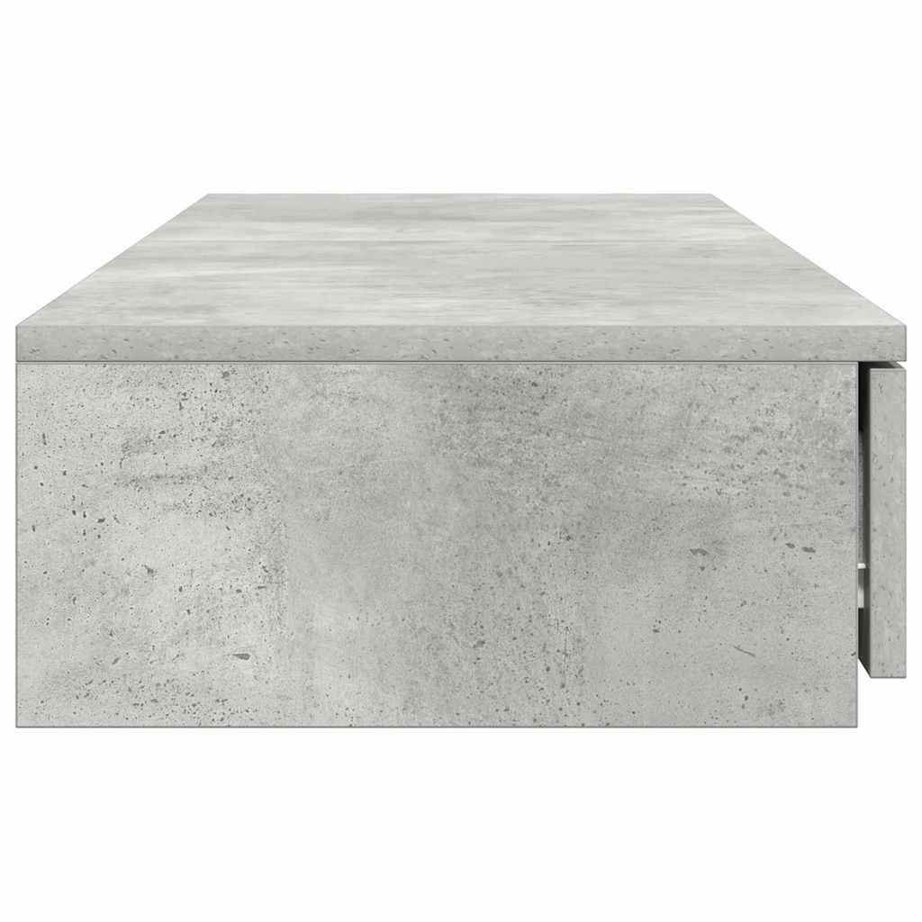 vidaXL Bed Drawers Concrete Grey 120 x 36.5 x 16.5 cm Engineered Wood