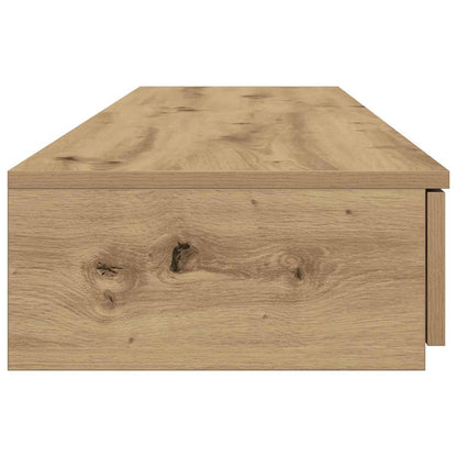 vidaXL Bed Drawers Artisan Oak 140 x 36.5 x 16.5 cm Engineered Wood